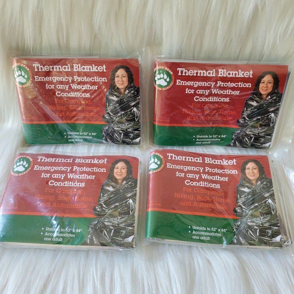 Set of 4 Thermal Blankets